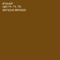 #724A0F - Antique Bronze Color Image